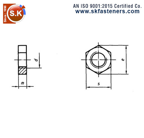 IS 1364 Part 5 Hex Nuts manufacturers exporters suppliers in india punjab ludhiana